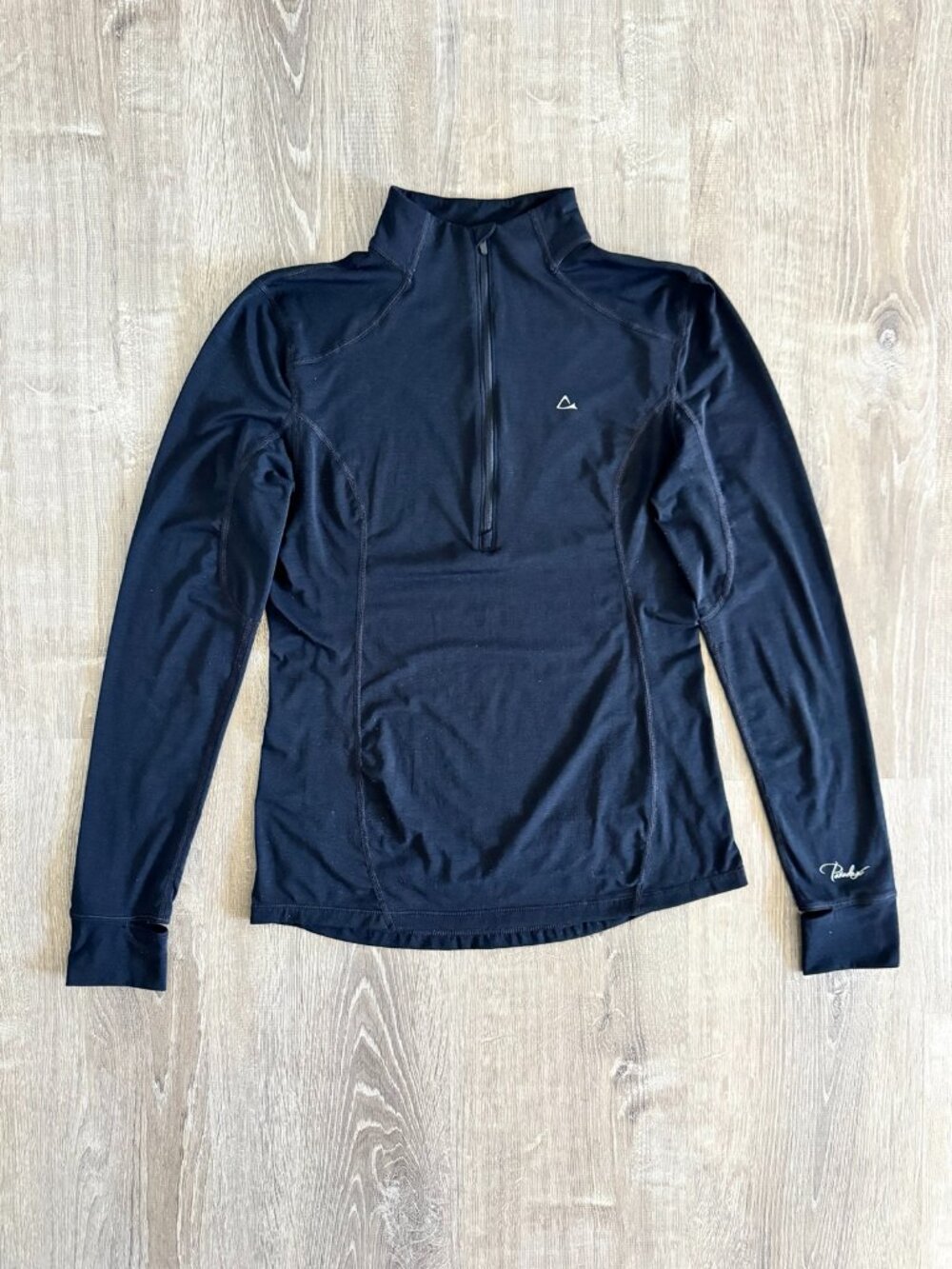 Paradox DriRelease Repreve Base Layer 1/4 Zip Mock Neck | Size Small, Black